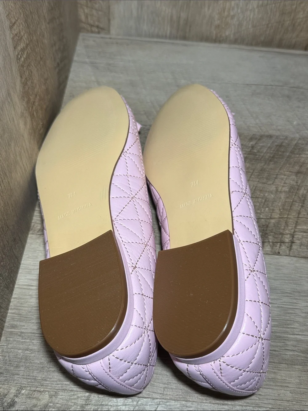 Talbots Quilted Ballet Flats Madison Nappa
